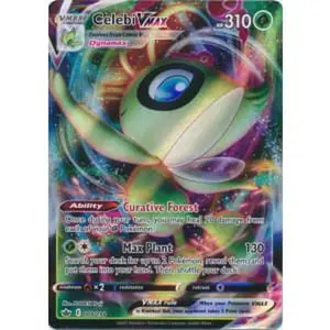 Pokémon TCG Celebi VMAX Sword & Shield Chilling Reign Holo Ultra Rare NEAR MINT