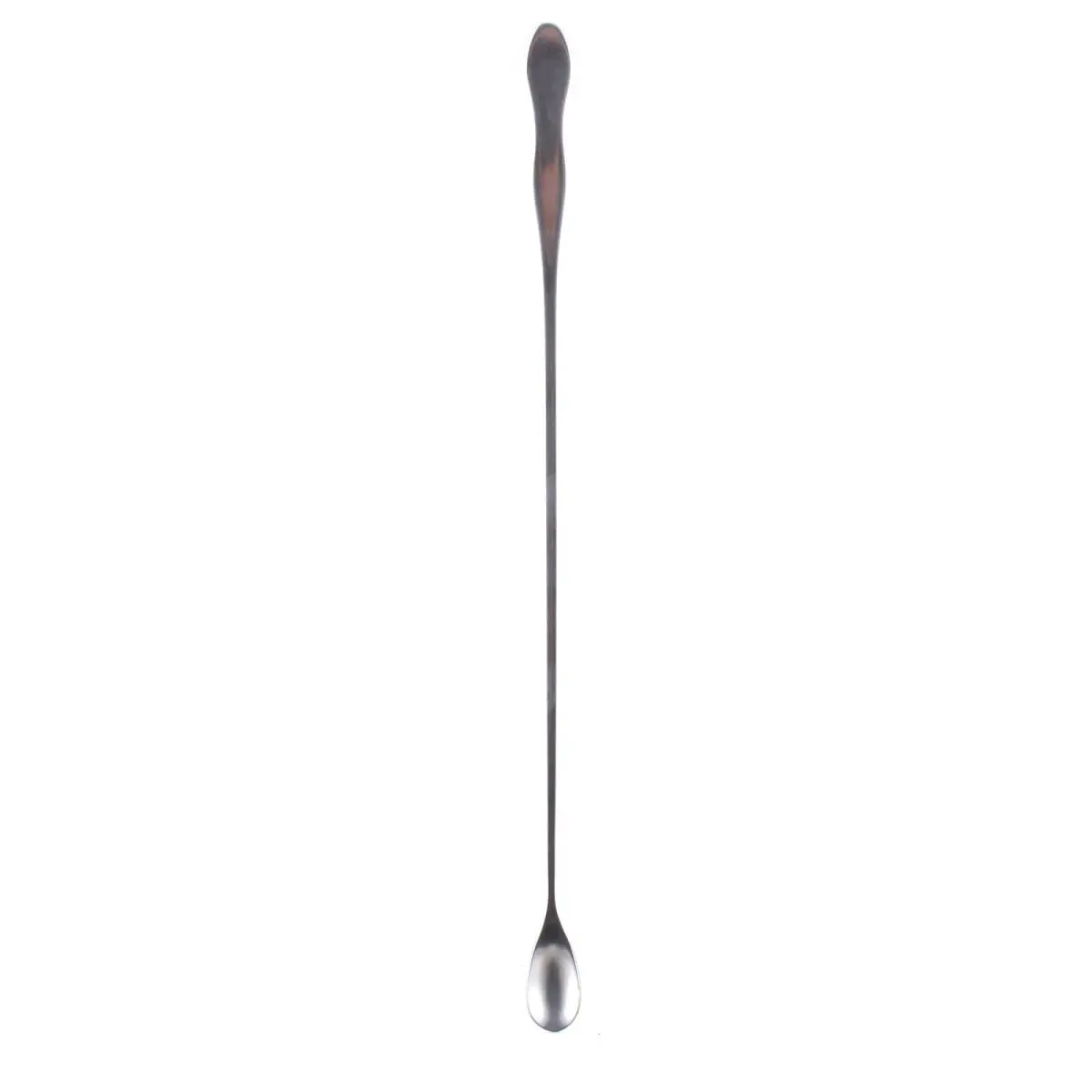 BarConic® Stainless Steel Bartending Spoon - 12.25 inches Attractive Elongated Smooth Handle, Teardrop Tip, High-Performance Easy-Swirling Tool for Cocktail Lovers