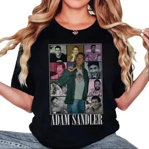 Adam Sandler The Eras Tour Unisex T-Shirt Streetwear Summer Casual Cotton Tshirt Top Womenswear