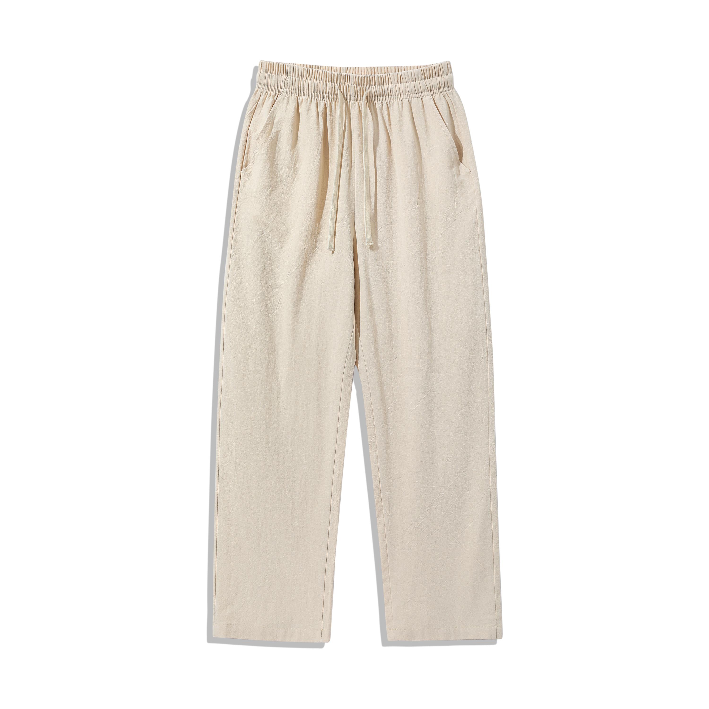 3 Pieces 100% Cotton Linen Pants for Men & Women, Summer Casual Elastic Waist Drawstring Wide Leg Breathable Trousers,summervibes 3 Pieces 100% Cotton Linen Pants for Men & Women, Summer Casual Elastic Waist Drawstring Wide Leg Breathable Trousers,summervibes