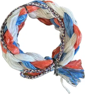 Adult Saddle Bronc Rein Extra Soft Patriot Cord on Patriot Poly 6'