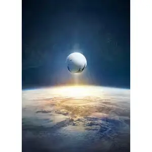 Galaxy Wall Art Decor Poster. Arrival to Earth. Gaming Art Decor. No Frame.