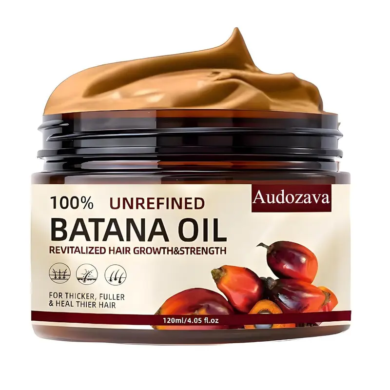 Organic Batana Oil Hair Growth Treatment - 100% Natural Pure Unrefined 4.05 oz Coffee-Formulated, Alcohol-Free Unisex Haircare for Adults, Revives Dry Damaged Hair, Prevents Loss, Boosts Thickness, Stronger Remedy