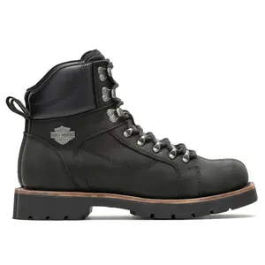 Harley-Davidson Footwear Mens Windon Motorcycle Casual Boots Ankle - Black
