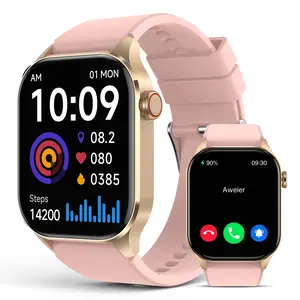 Smart Watch for Men Women Android iPhone, with Bluetooth Call(Answer/Make Call) , 2.04" Fitness Tracker with Dual Straps,IP68 Waterproof, 136+ Sports, Heart Rate Blood Oxygen Sleep Monitor