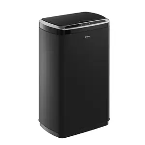Garbage Pro 13 Gallon Touchless Trash Can – Motion Sensor Kitchen Bin with Soft-Close Lid (Matte Black) KRAUS