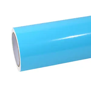 Ravoony Plus Glossy Crystal Sky Blue Car Wrap - BMW Stickers, Tesla Wrap, Truck Stickers, DIY Car Body Upgrade, Scratch & Abrasion Resistant