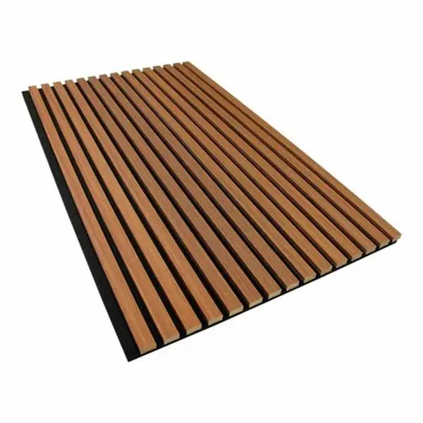 Woodgrain Teak Composite Siding Slat Panels Waterproof Exterior Outdoor Wall Cladding for Modern House Facade & Decorative Wall Design