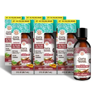 GuruNanda Travel Ashwagandha Pulling Oil 3oz - 6ack GuruNanda Travel Ashwagandha Pulling Oil 3oz - 6ack