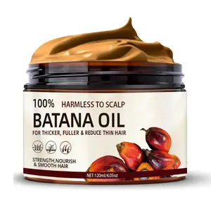 100% Pure - Batana Oil From Honduras Unrefined Promotes Hair Thickness for Men & Women 4.05 OZ Haircare Conditioner Moisture Frizz Silky Smooth
