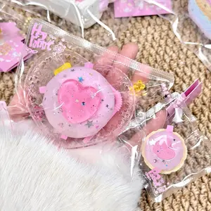 Parent-Child Gel Soufflé Squishies Set - Phthalate-Free Non-Toxic Silicone Squishy Maker Kit, Soft Fluffy Fidget Stress Relief Squeeze Toy, DIY Handmade Specialty Supply
