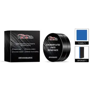 Homonth Chrome Polish & Restoration Paste – Chrome Trim Repair and Metal Surface Refurbishment Cleaner