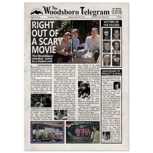 Scream 1996 Newspaper poster 