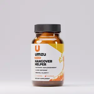 UMZU Hangover Helper - Next-Day Recovery Support, Liver Function, Nutrient Replenishment & Mental Clarity, 30 Count