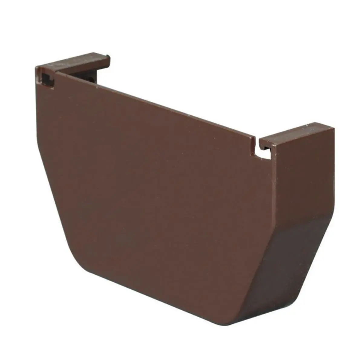 Amerimax Home Products 212 MAIN 5 in. Brown Vinyl Gutter End Cap - Crush and Dent Proof, Leakproof Closure, Extreme Temperature-Resistant for Sailing Water Sports, Prevent Leaks, Withstand Extreme Temperatures