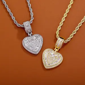 Zircon Heart Necklace – Women’s Twisted Chain Fashion Jewelry, Personalized Couple Gift for Anniversary & Mother’s Day