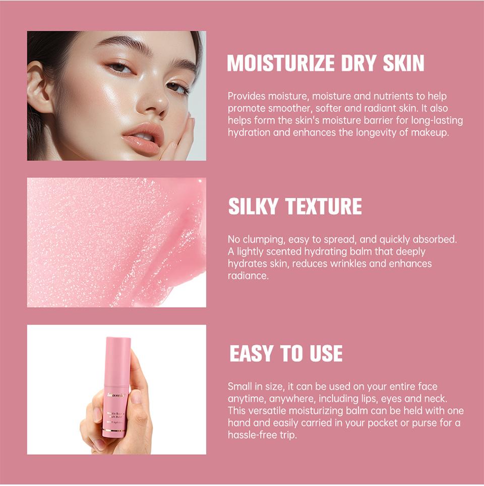 All-in-One PDRN Repair Balm with Pink Collagen & Volufiline – Korean Skincare Hero for Under-Eyes, Smile Lines, Neck & Lip Firming