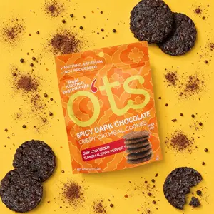 O'ts Cookies Spicy Dark Chocolate Oatmeal Cookies, 3-Pack and 6-Pack
