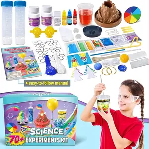 70+ Experiments Science Kit for Kids, Chemistry Set, Educational Toys Gifts Idea for Boys and Girls Birthday Christmas S.T.E.M Toy Project