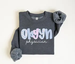 OBGYN Physician T-Shirt, Sweatshirt & Hoodie, Floral OB High Risk Nurse Crewneck, Obstetrics RN Gift, OB Nurse Appreciation