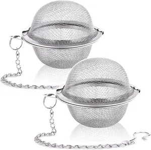 2PCS Stainless Steel Mesh Tea Infuser, 2.1 Inch Tea Ball, Strainer Tea Diffuser, Steeper for Filtering Tea No Brand