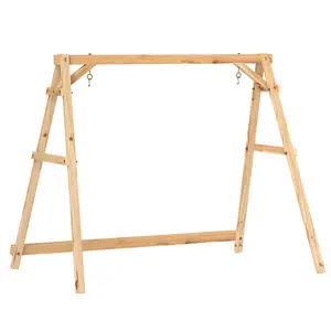 770 lbs Porch Swing Frame – Heavy Duty A-Frame Hanging Chair Stand. Prevents Slipping & Tipping. Supports Up to 770 lbs for Safe, Secure Use