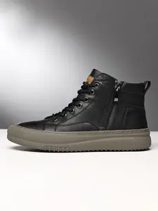 Men's Fashion Casual Shoes, Outdoor Walking Business Leisure Sports Shoes, Trendy Men's Rubber Sneakers for All Seasons