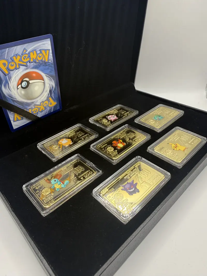 pokemon gold plated trading cards worth Togepi pokemon 24k gold plated card