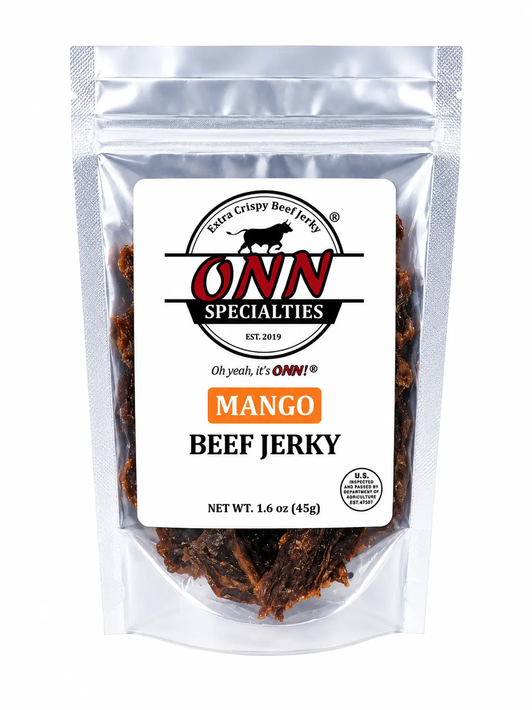 Sweet Flavor Dried Mango Beef Jerky, Savory Snack for On-the-Go Enjoyment