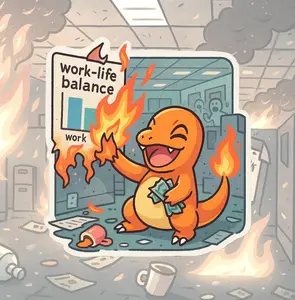 Charmander Vinyl Sticker, Poke Car Decal Ghost Anime Vinyl Car Decal: Waterproof Ghost Family Sticker for Laptop
