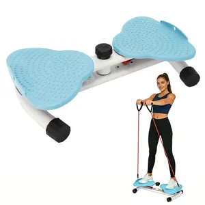 Waist Twister Machine - Standing Core & Abs Exercise Equipment with Double Non-Slip Design, Quiet Operation, Multi-Stance Foot Positioning for Home Gym Toning