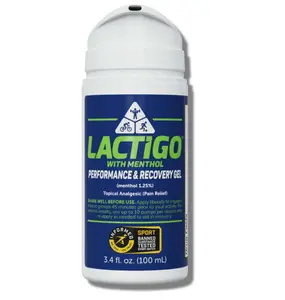LactiGo Performance and Recovery Gel 100ml with Menthol Carnosine & Magnesium for Enhanced Performance Energy Rapid Muscle Recovery