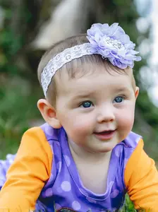 Lace Rhinestone & Pearls Headband - 22 Colors Available