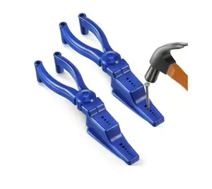 1pc Nail Holder For Hammering, Plastic Pliers, Finger Safe For Hammer Nails In Slip Joint Pliers, Finishing Nails Pliers Keeps Fingers Safe, Basic Repair And Woodworking Joint Pliers, Tools For Men