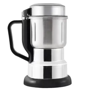 Electric Grain Grinder, Small Herb Spice Mill – Mini Powder Machine for Coffee Beans, Nuts, Dry Food, Cereals & Medicinal Herbs, Home Use