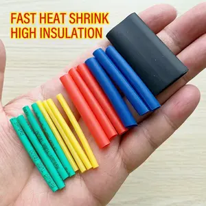 Easy-Use Heat Shrink Tube Kit, 530Pcs Complete Wire Protection Set with Step-by-Step Usage Tips, High Elasticity & Insulation Wrap for Wire Connections, Solder Joints, Cable Repair, Multi-Color & Multi-Size for All Your Electrical, DIY & Automotive Needs
