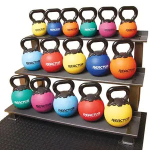 Champion Barbell 1361766 8 in. Rubber Kettlebells - 12 lbs Champion Barbell 1361766 8 in. Rubber Kettlebells - 12 lbs