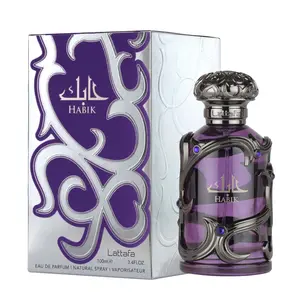 Lattafa Habik for Men Eau de Parfum Spray, 3.4 Ounce