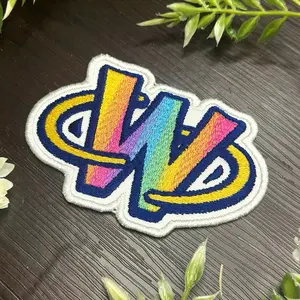 Webkinz “W” Logo Iron-On Embroidery Patch for Cosplay, Itabag, Jacket, Hat, Clothing; Nostalgia, Virtual Pets, y2k, Internet Culture