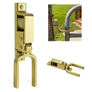 Storage rack latch clips, heavy-duty locking support latches, easy one-handed operation for opening and closing