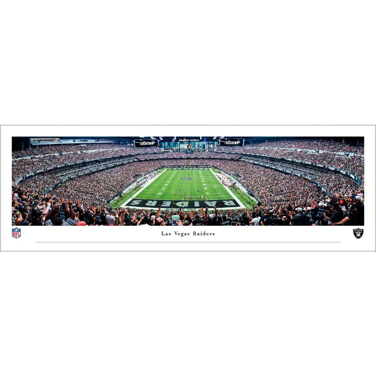 Las Vegas Raiders Allegiant Stadium End Zone Panoramic Picture