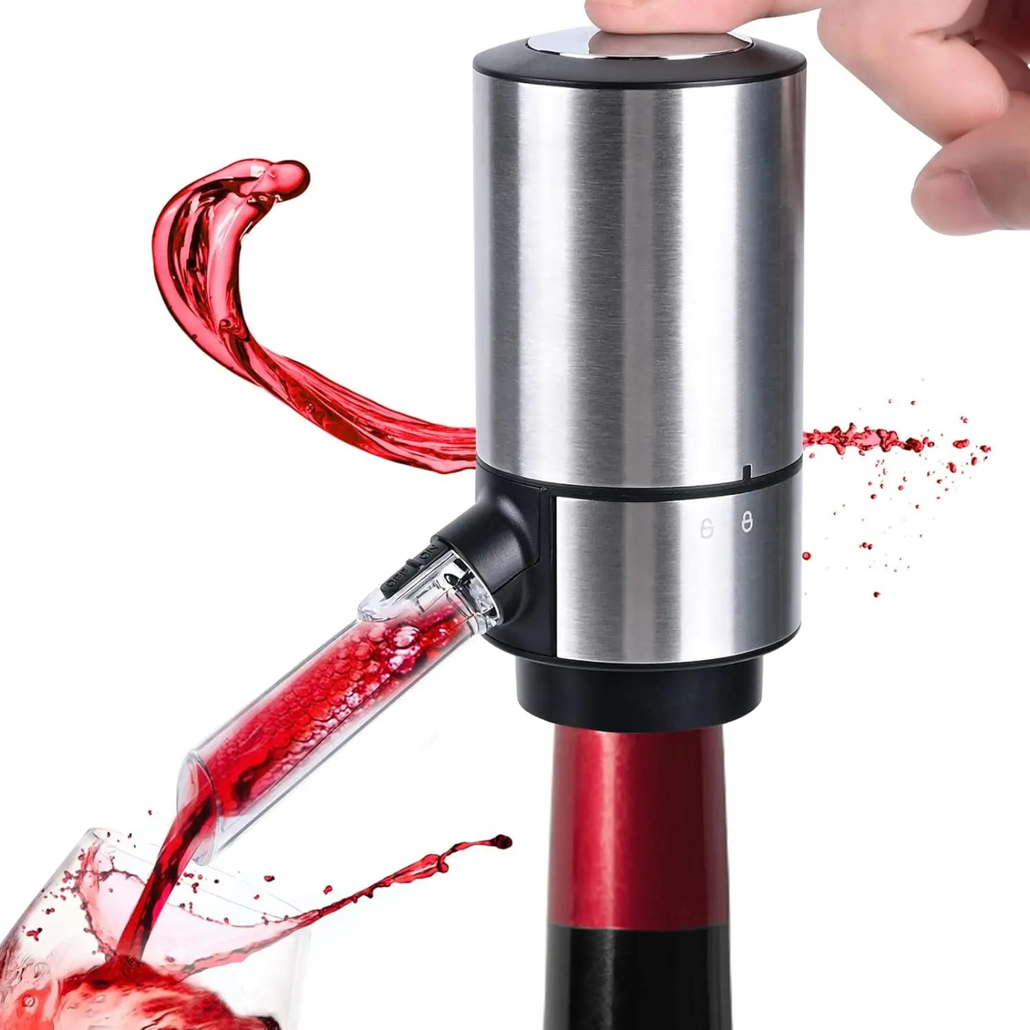 Electric Wine Aerator, Wine Decanter Pump Dispenser Gifts Set 2024 NEW