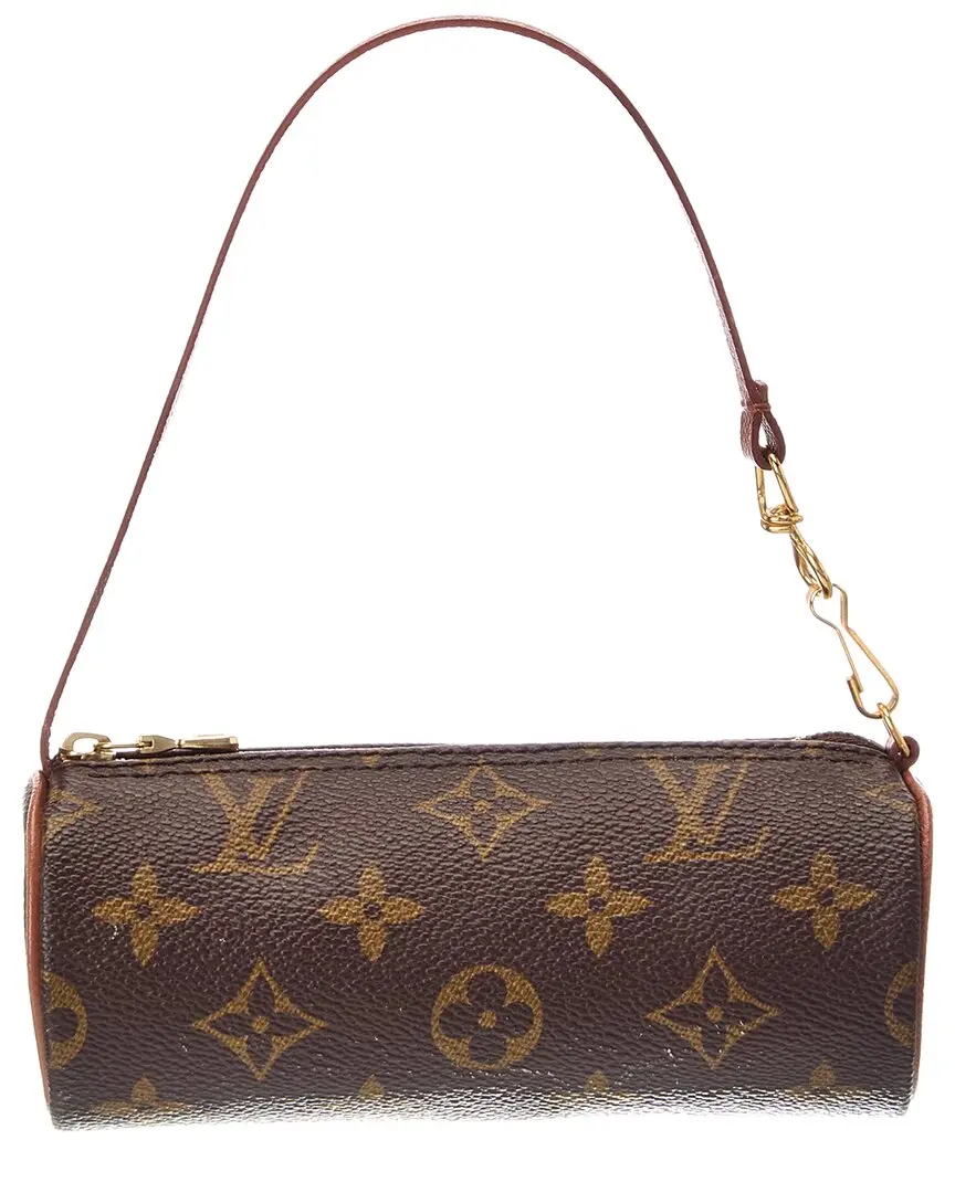 Louis Vuitton Brown Monogram Canvas Papillon Pochette (Authentic Pre-Loved)