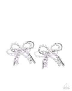 Girly Get Together White Earring