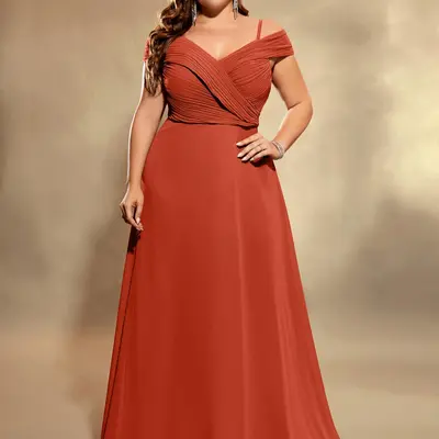 Long Dresses Formal Plus Size Burnt Orange - TikTok Shop Long Dresses Formal Plus Size Burnt Orange - TikTok Shop