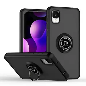 Magnetic Shockproof and Drop-proof Bracket Mobile Phone Case Suitable for TCL30XE 20XE TCL Stylus5G