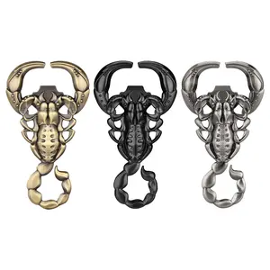Creative Portable Scorpion Handle Metal Bottle Shape Opener, Side Bottle Opener, Storage Bag Included, Perfect Kitchen Bar Tool Gift Idea