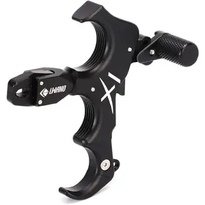 Compound Bow Thumb Bow Release, 3&4 Finger Grip Adjustable Archery Release Aids