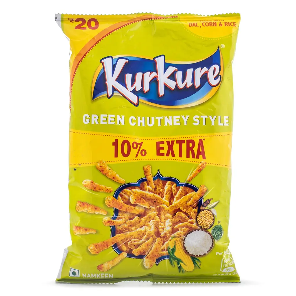 Kurkure Green Chutney Style 90 g Kurkure Green Chutney Style 90 g