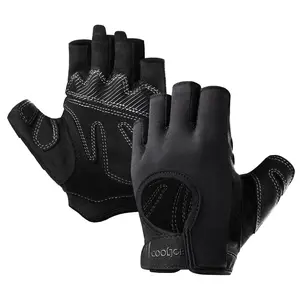 COOLJOB Ultra-Thin Workout Gloves,Anti-Slip Grip Gloves, Half Finger Exercise Gloves